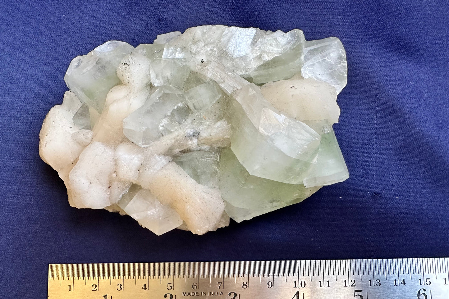 ES-ZM10120 - Green Apophyllite with Stilbite