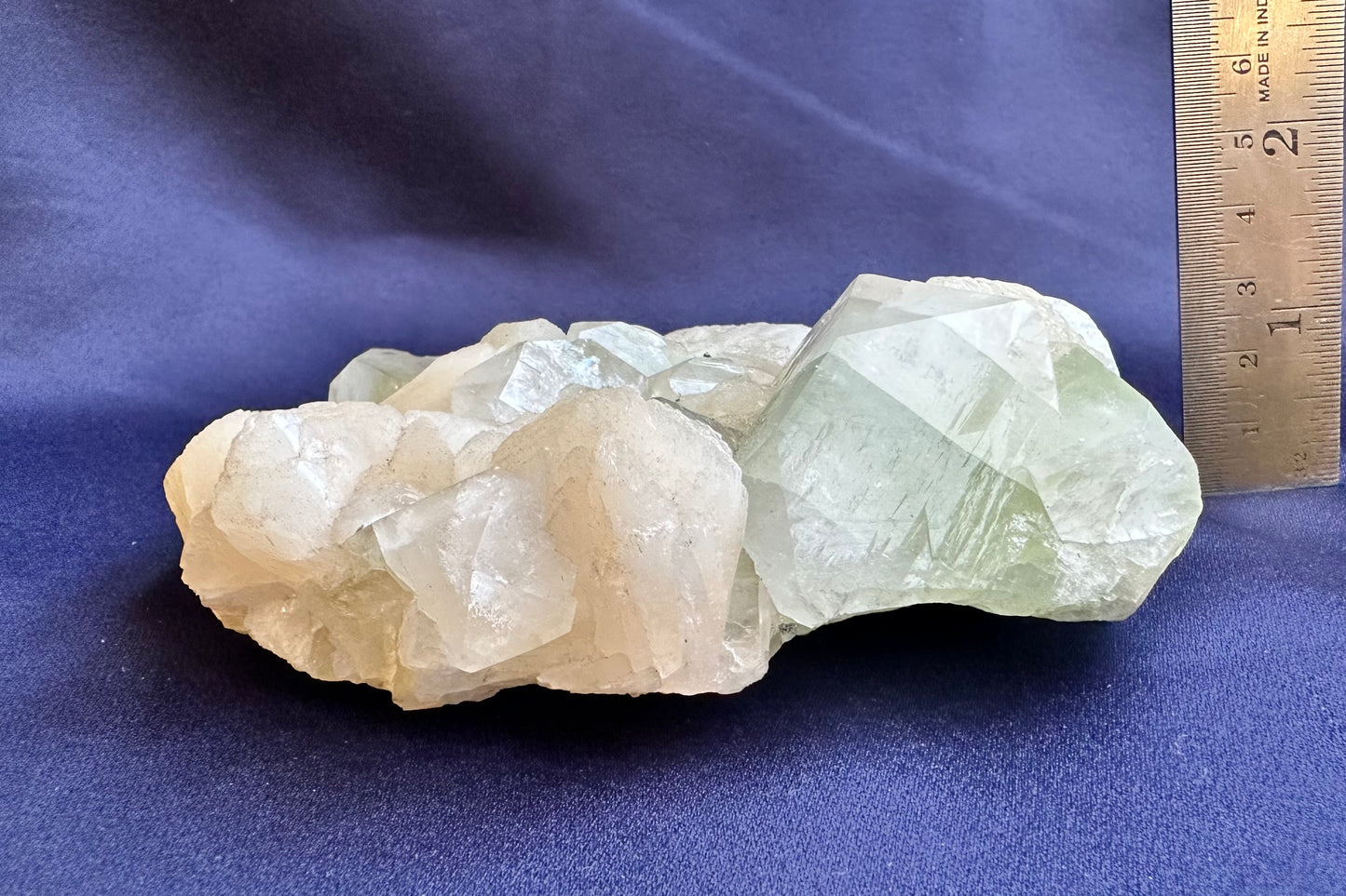 ES-ZM10120 - Green Apophyllite with Stilbite