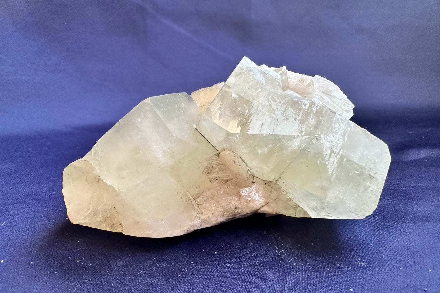 ES-ZM10141 - Light Green Apophyllite with Stlibite