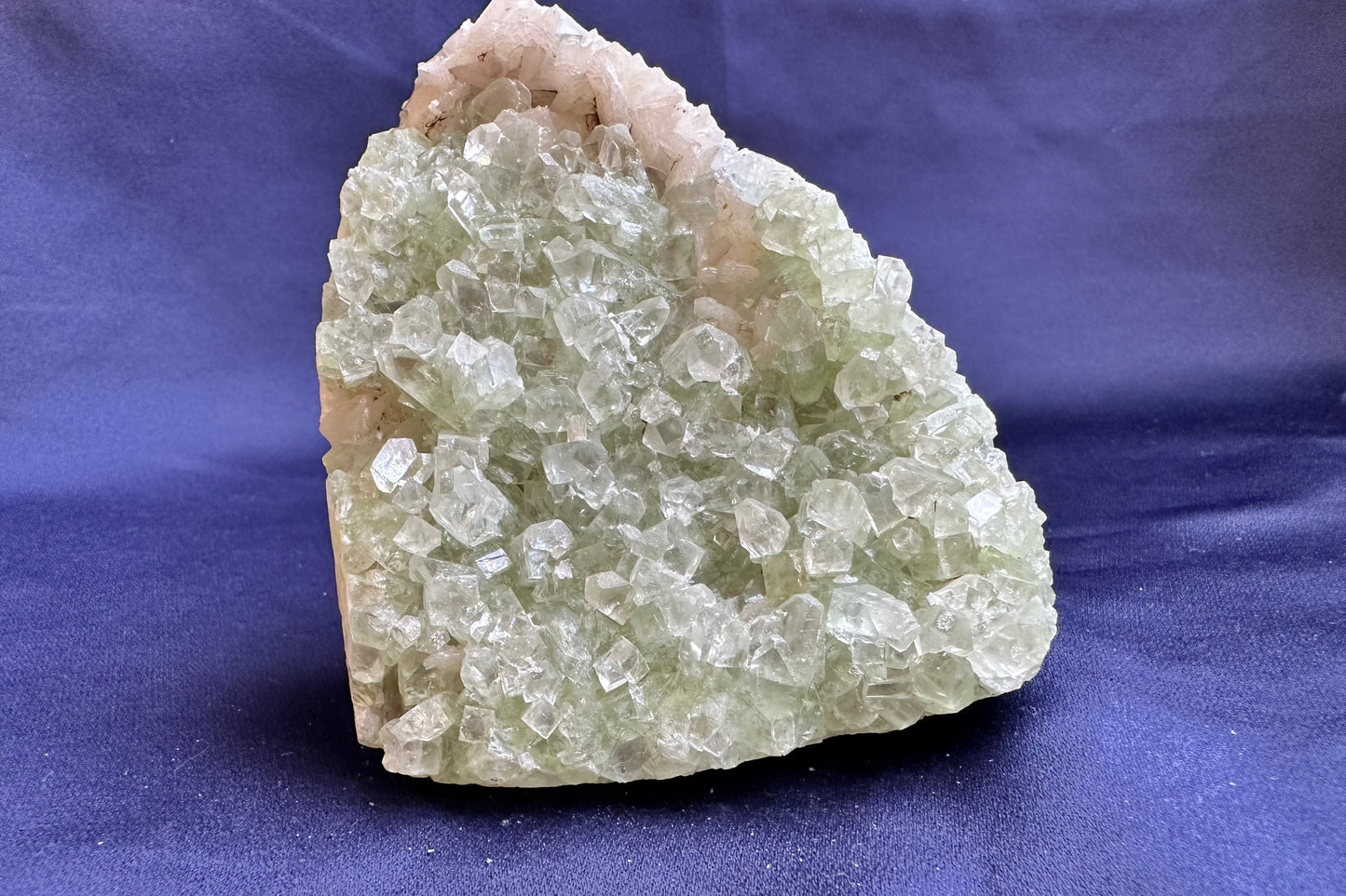 ES-ZM10145 - Green Apophyllite with Stilbite