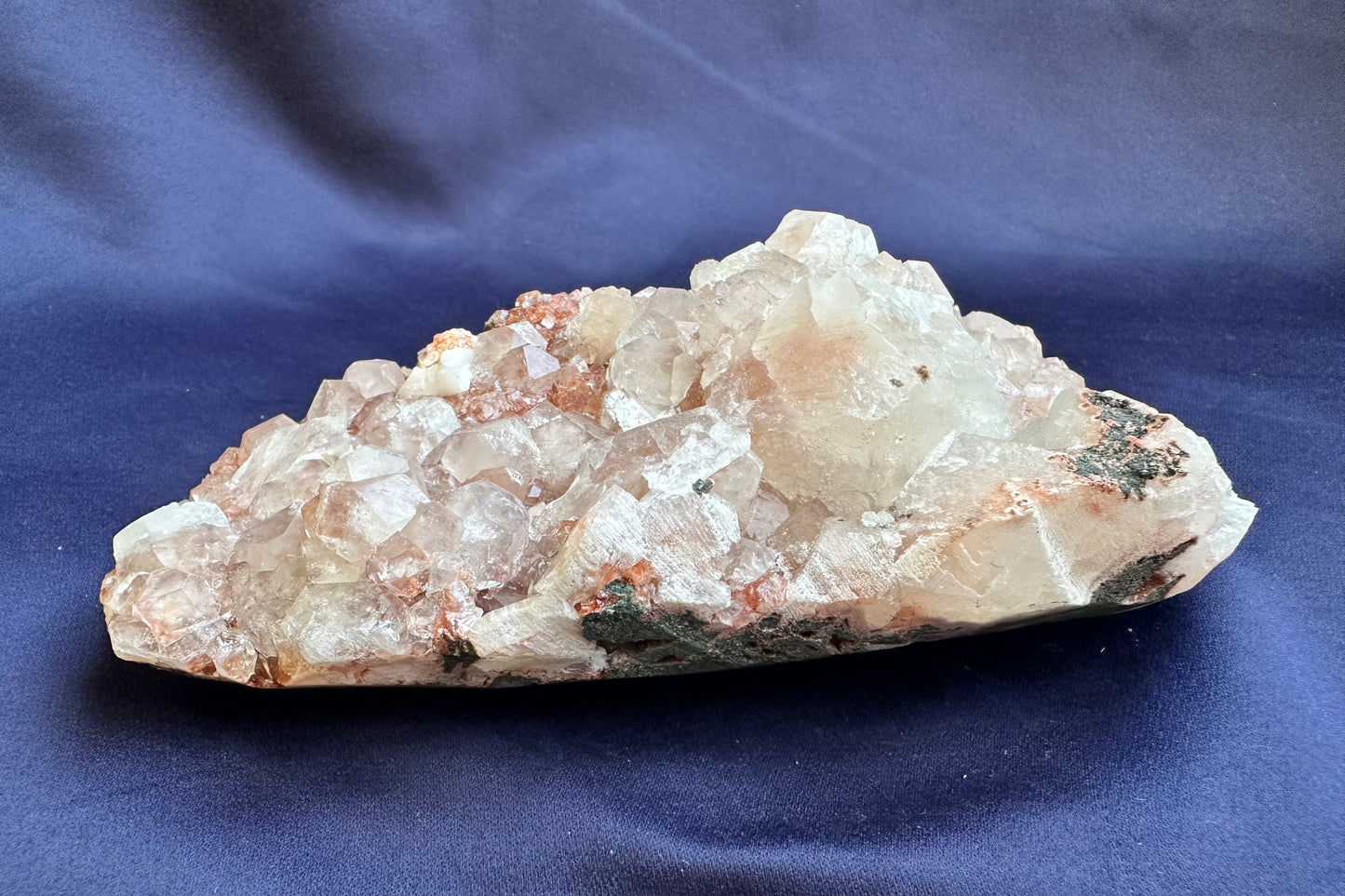 ES-ZM10117 - Clear Apophyllite crystals with Red Matrix