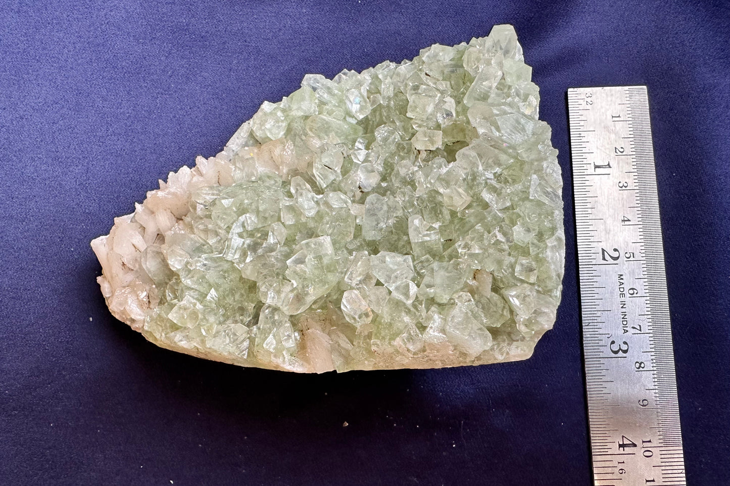 ES-ZM10145 - Green Apophyllite with Stilbite