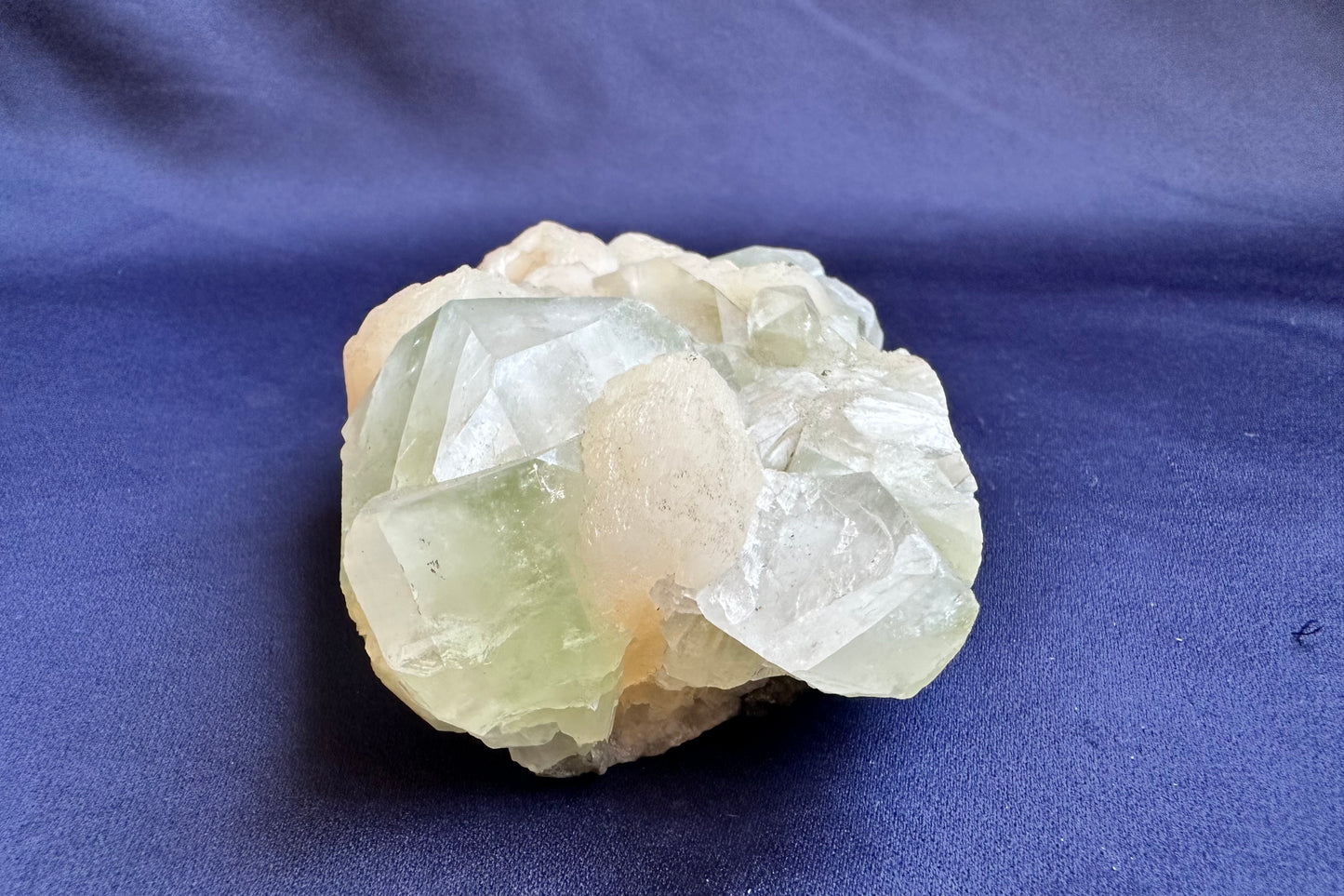 ES-ZM10120 - Green Apophyllite with Stilbite