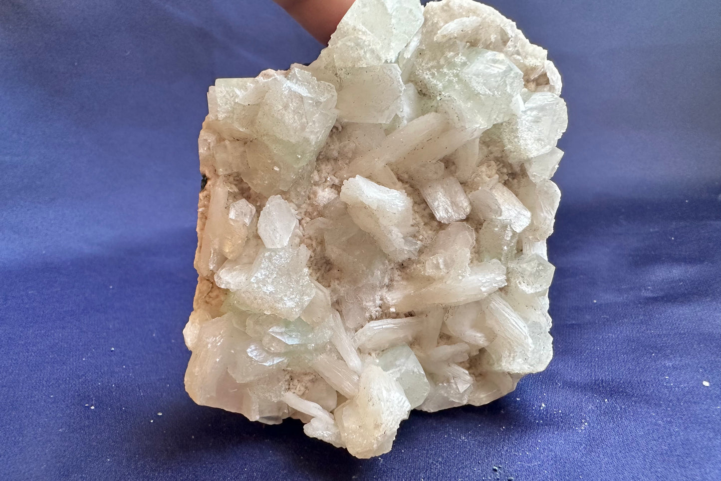 ES-ZM10138 - Green Apophyllite with White Stilbite