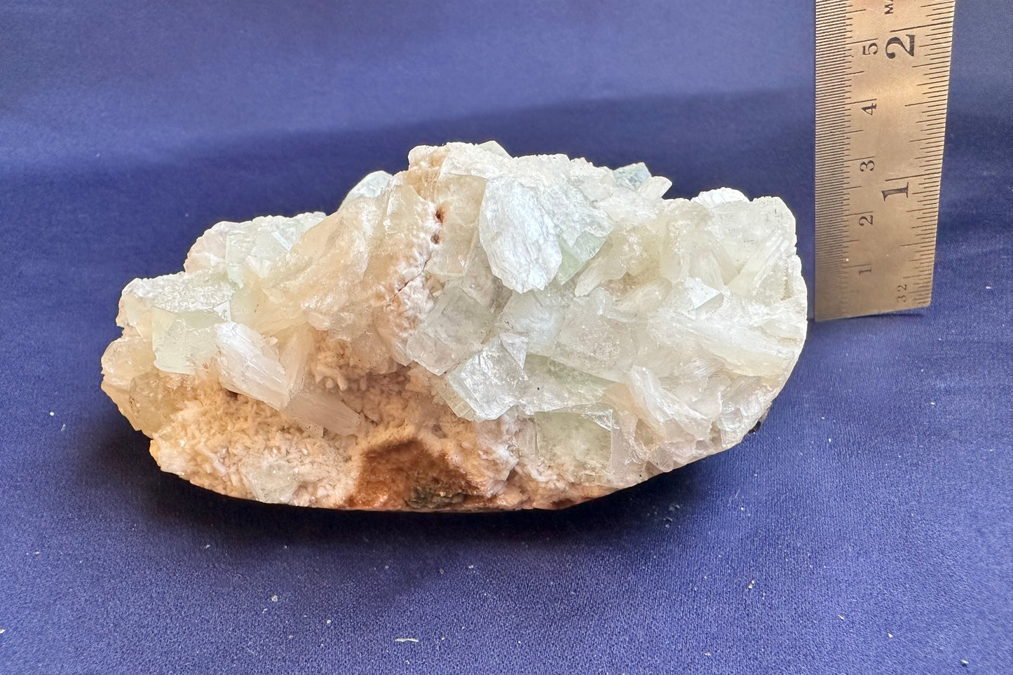 ES-ZM10140 - Clear Green Apophyllite with White Stilbite