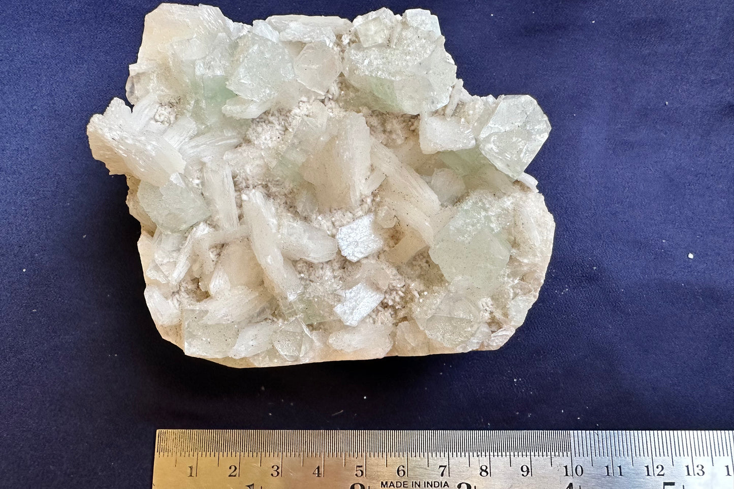 ES-ZM10138 - Green Apophyllite with White Stilbite