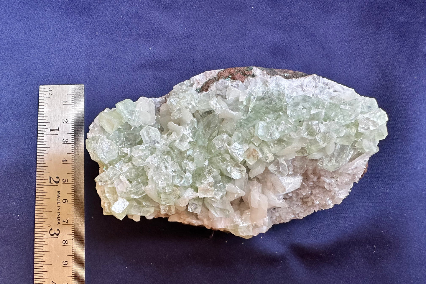 ES-ZM10123 - Green Apophyllite with White Stilbite