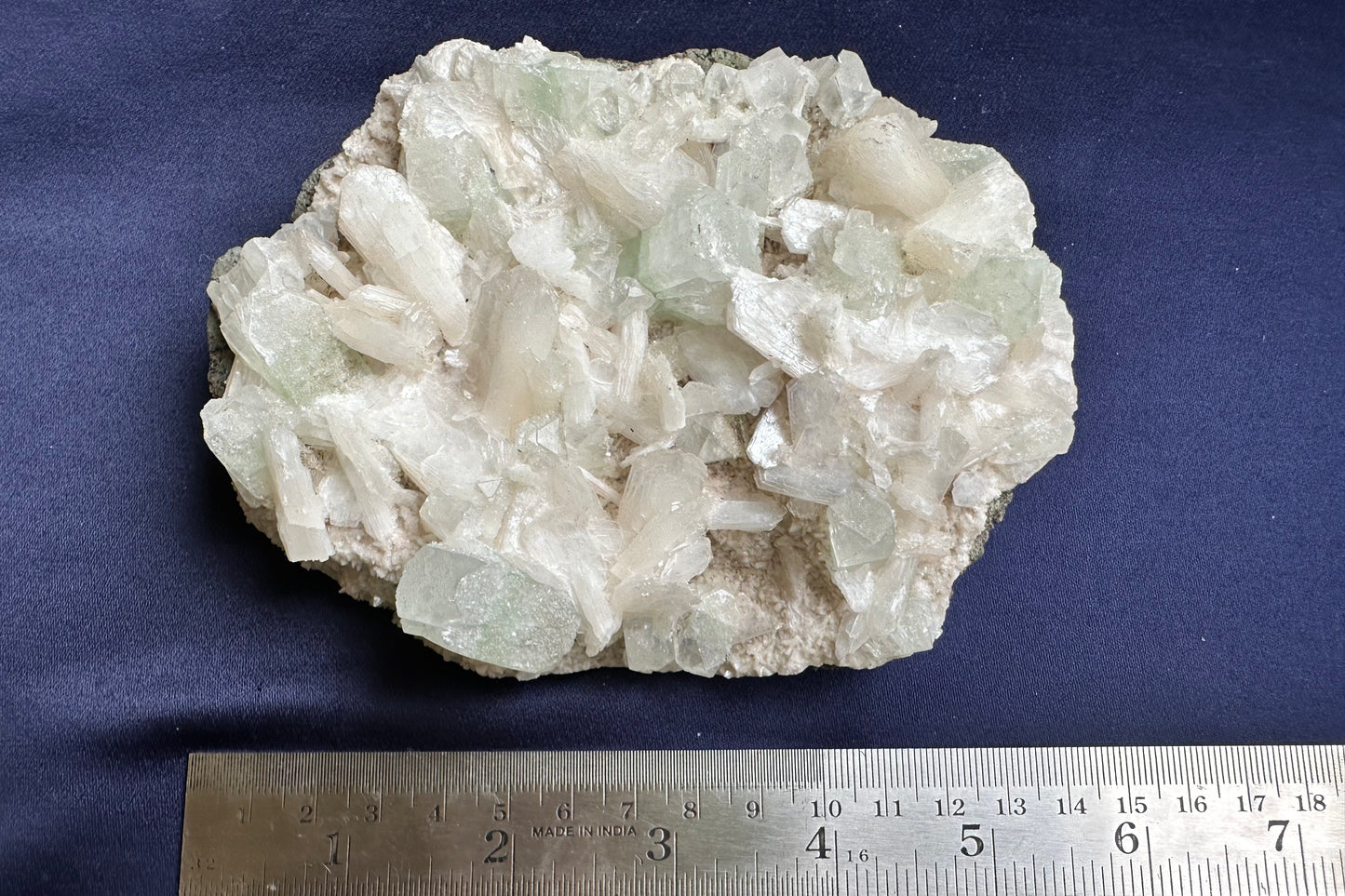 ES-ZM10175 - Green Apophyllite with Stilbite