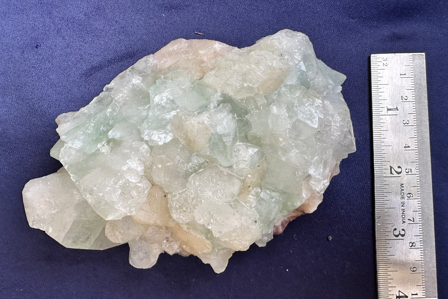 ES-ZM10105 - Green Apophyllite with Stilbite