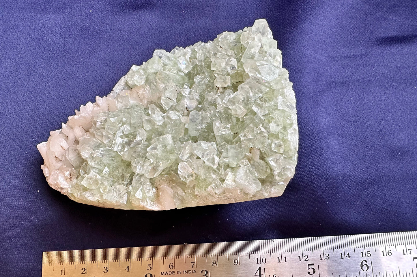 ES-ZM10145 - Green Apophyllite with Stilbite