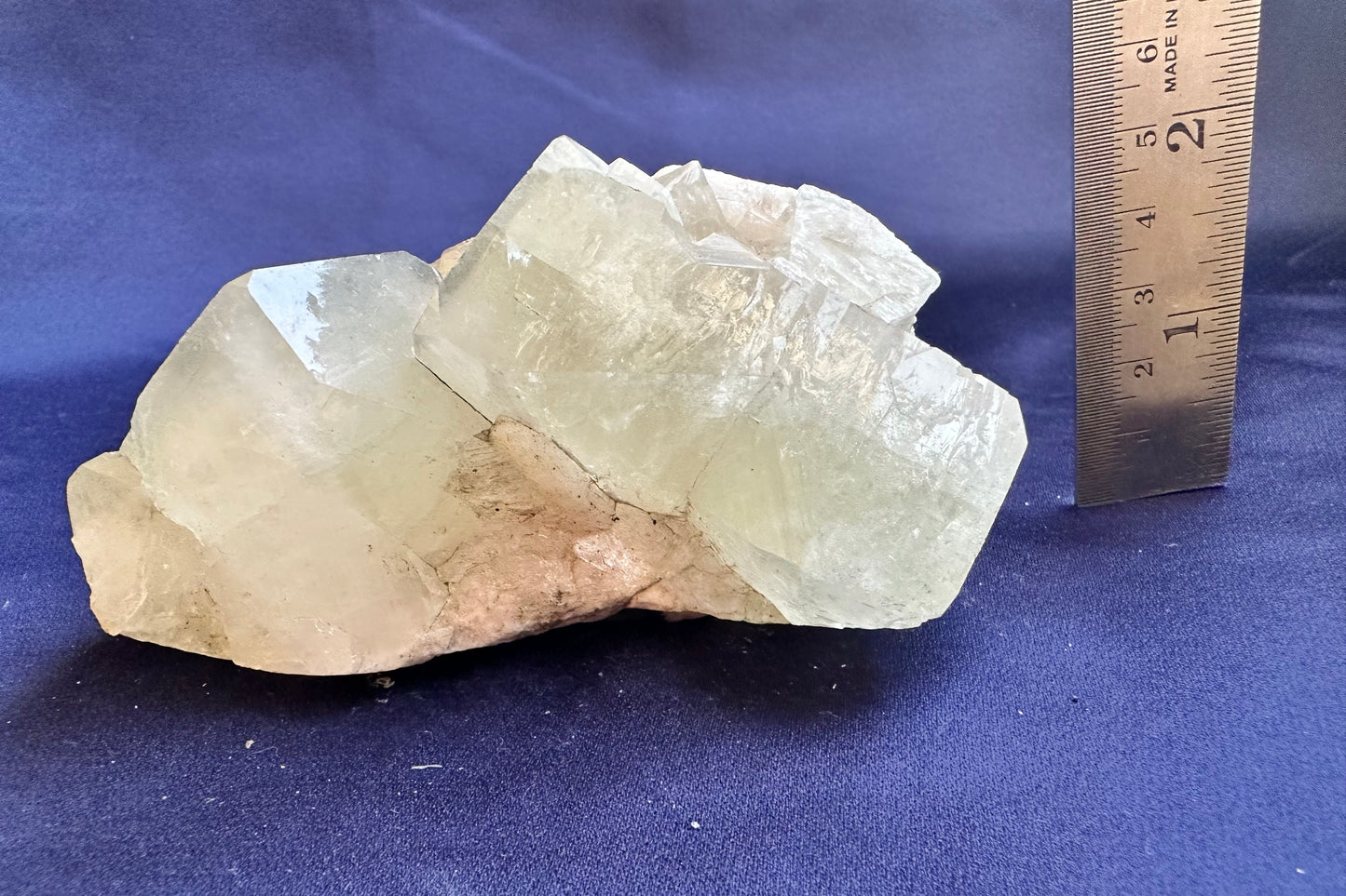 ES-ZM10141 - Light Green Apophyllite with Stlibite