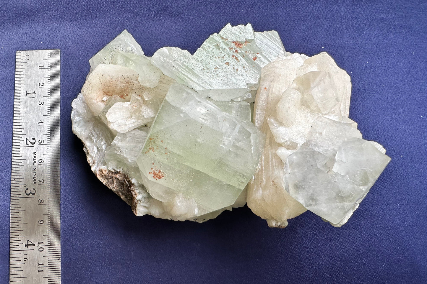 ES-ZM10173 - Green Apophyllite with Stilbite